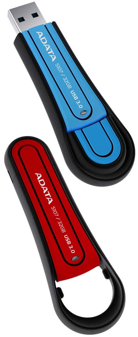 Два цветовых варианта флешки ADATA S107